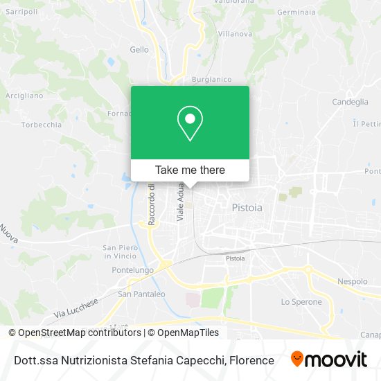 Dott.ssa Nutrizionista Stefania Capecchi map
