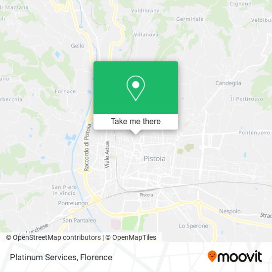 Platinum Services map