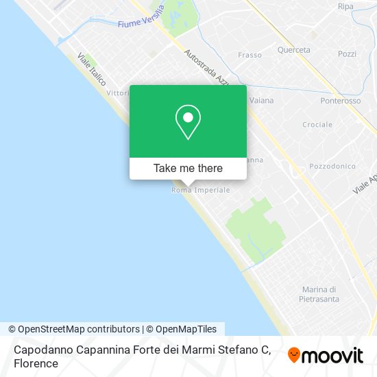 Capodanno Capannina Forte dei Marmi Stefano C map
