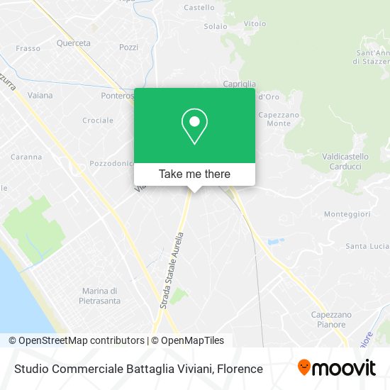 Studio Commerciale Battaglia Viviani map