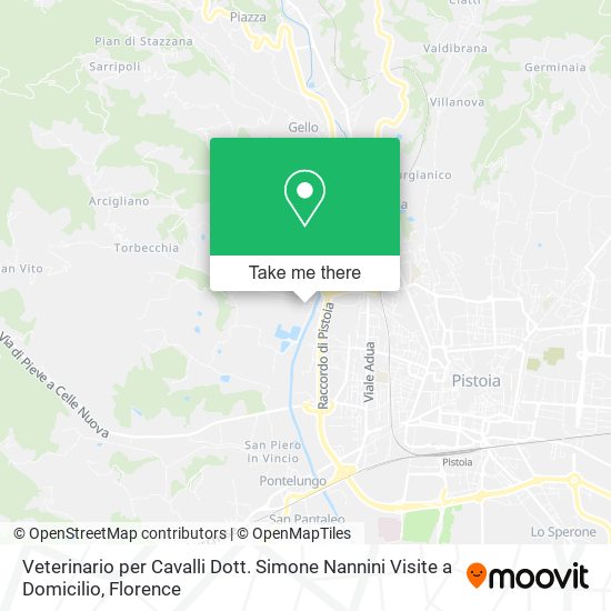 Veterinario per Cavalli Dott. Simone Nannini Visite a Domicilio map