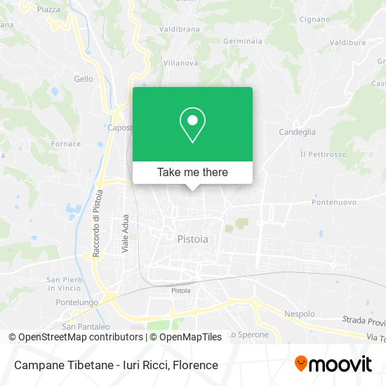 Campane Tibetane - Iuri Ricci map