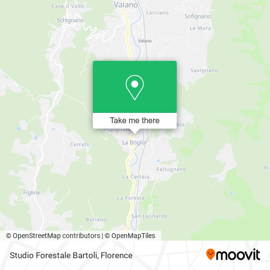 Studio Forestale Bartoli map