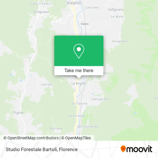 Studio Forestale Bartoli map