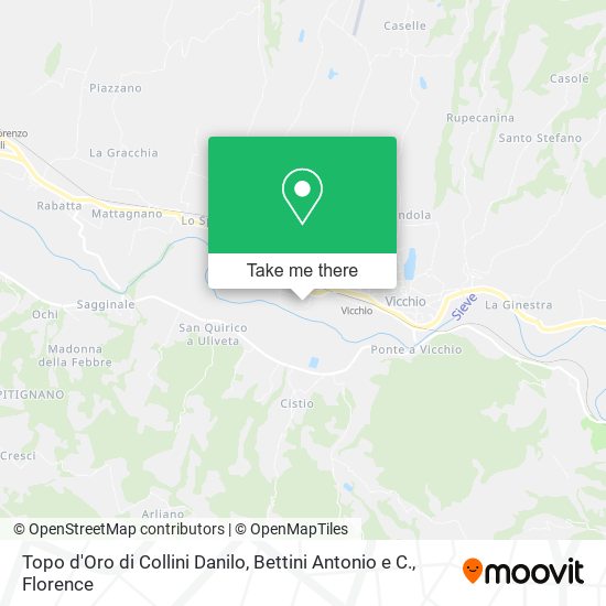 Topo d'Oro di Collini Danilo, Bettini Antonio e C. map
