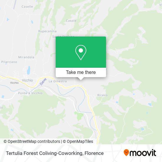 Tertulia Forest Coliving-Coworking map
