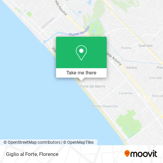 Giglio al Forte map