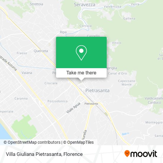 Villa Giuliana Pietrasanta map