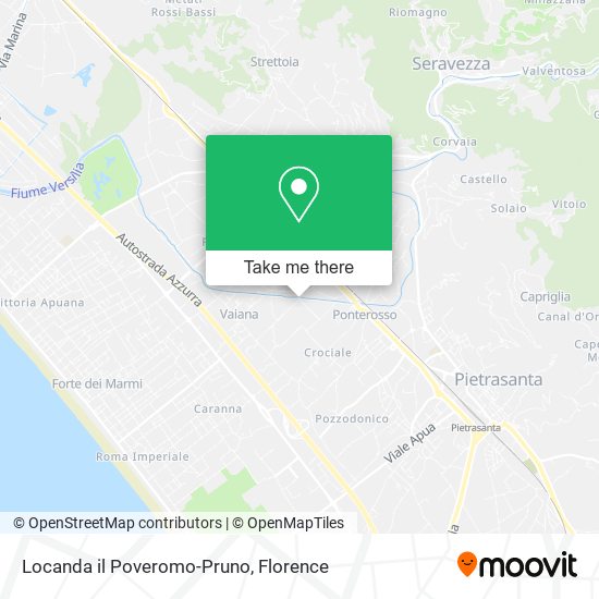 Locanda il Poveromo-Pruno map
