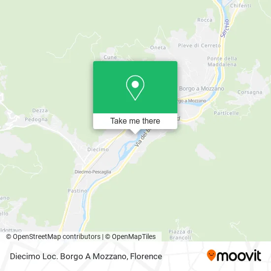 Diecimo Loc. Borgo A Mozzano map