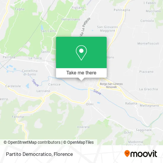 Partito Democratico map