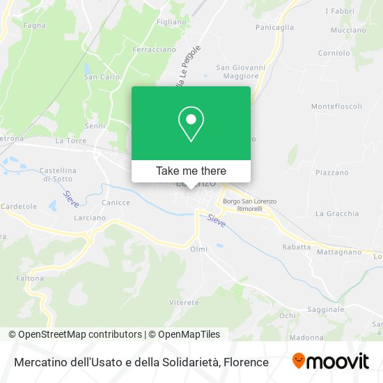 Mercatino dell'Usato e della Solidarietà map