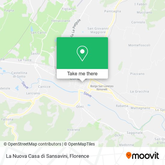 La Nuova Casa di Sansavini map