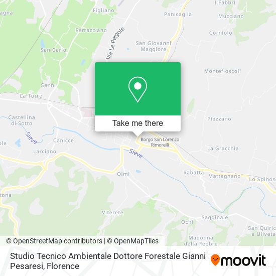 Studio Tecnico Ambientale Dottore Forestale Gianni Pesaresi map