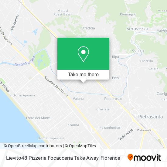 Lievito48 Pizzeria Focacceria Take Away map