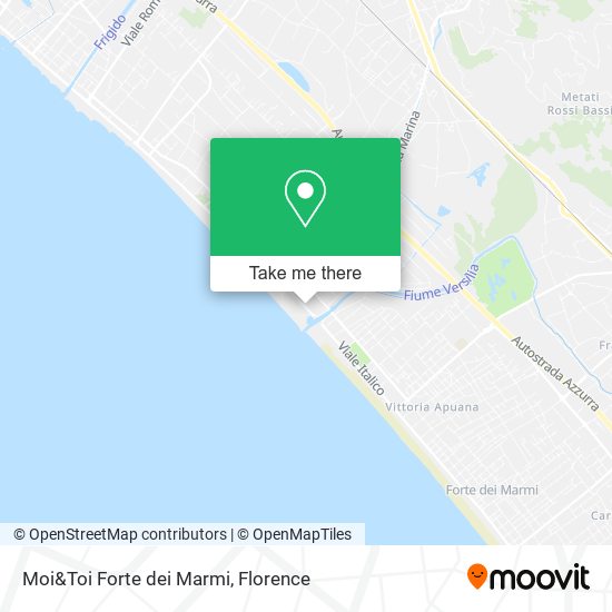Moi&Toi Forte dei Marmi map