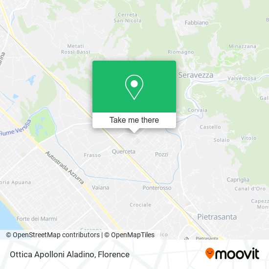 Ottica Apolloni Aladino map