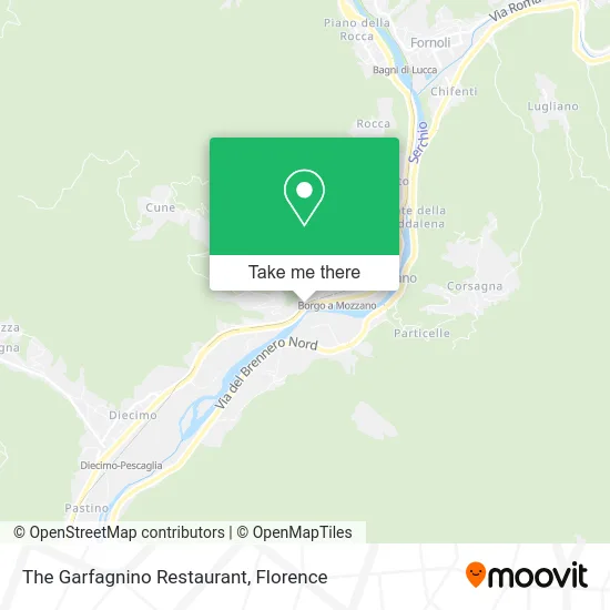 The Garfagnino Restaurant map