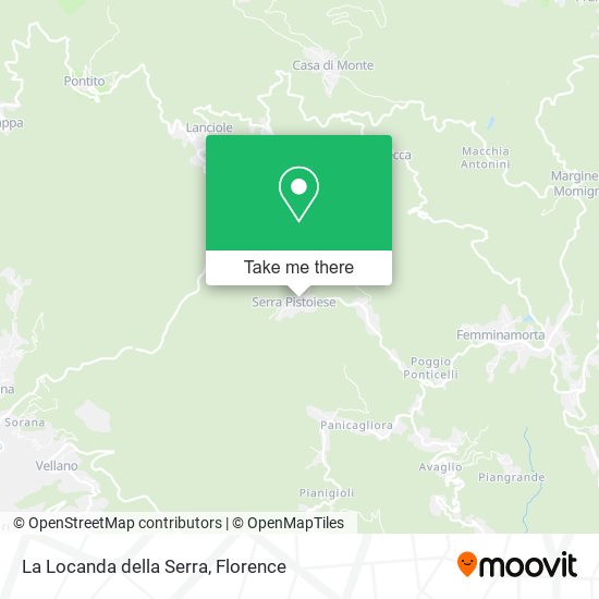 La Locanda della Serra map