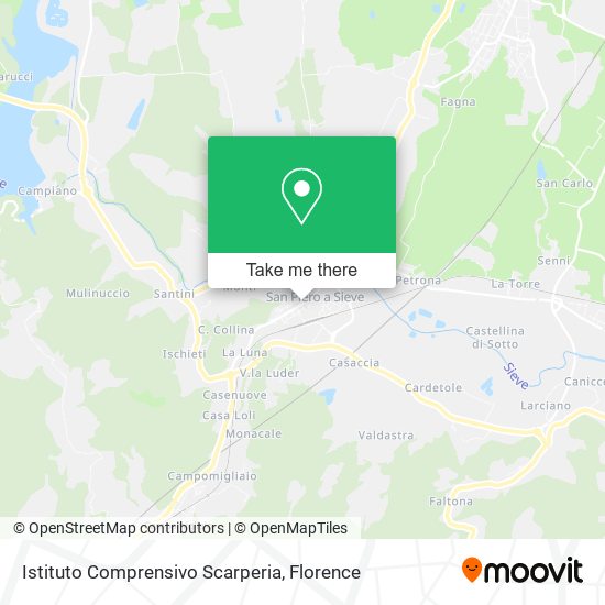 Istituto Comprensivo Scarperia map