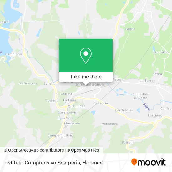 Istituto Comprensivo Scarperia map