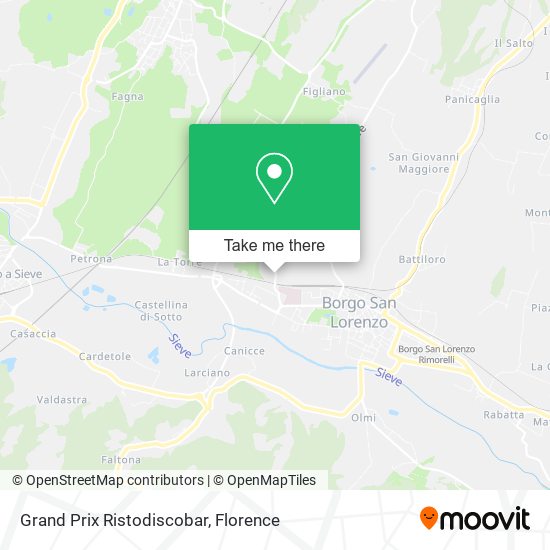 Grand Prix Ristodiscobar map
