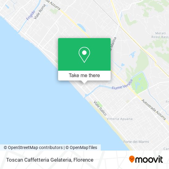 Toscan Caffetteria Gelateria map