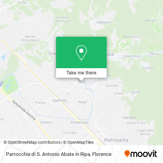 Parrocchia di S. Antonio Abate in Ripa map
