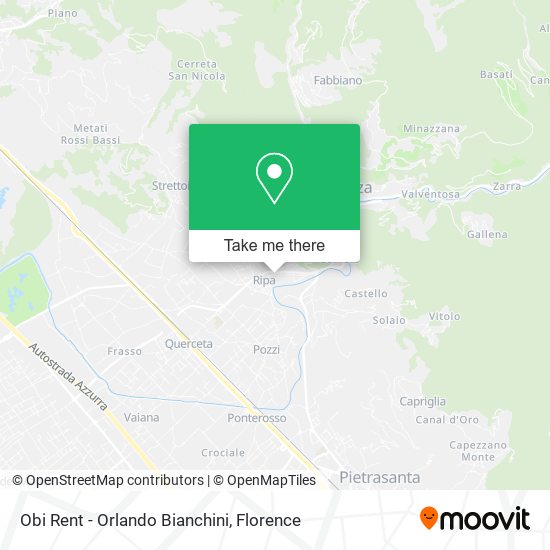 Obi Rent - Orlando Bianchini map