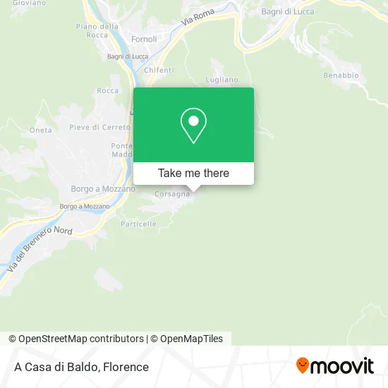 A Casa di Baldo map