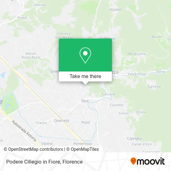 Ciliegio in Fiore Farm map