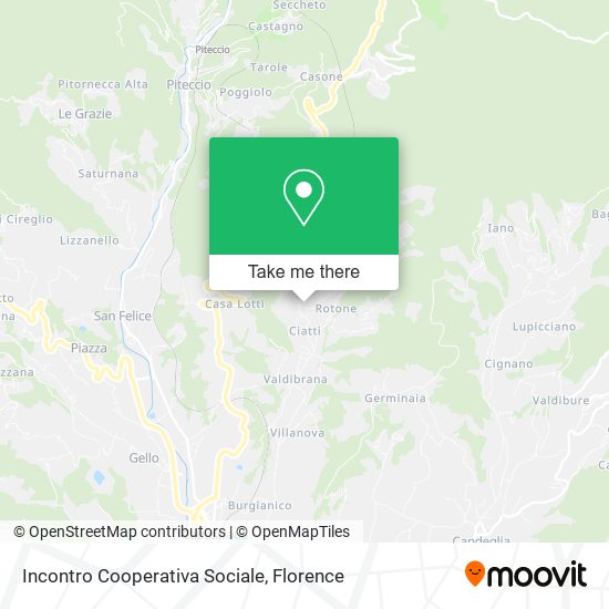 Incontro Cooperativa Sociale map
