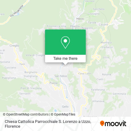 Chiesa Cattolica Parrocchiale S. Lorenzo a Uzzo map