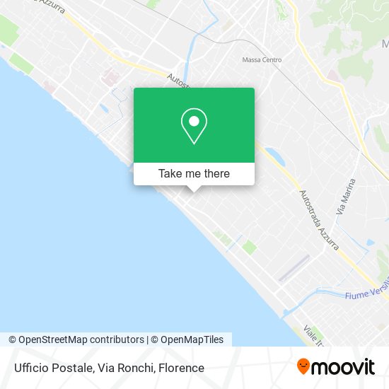Ufficio Postale, Via Ronchi map