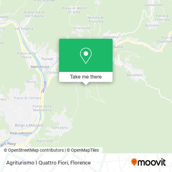 Agriturismo I Quattro Fiori map