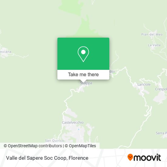 Valle del Sapere Soc Coop map
