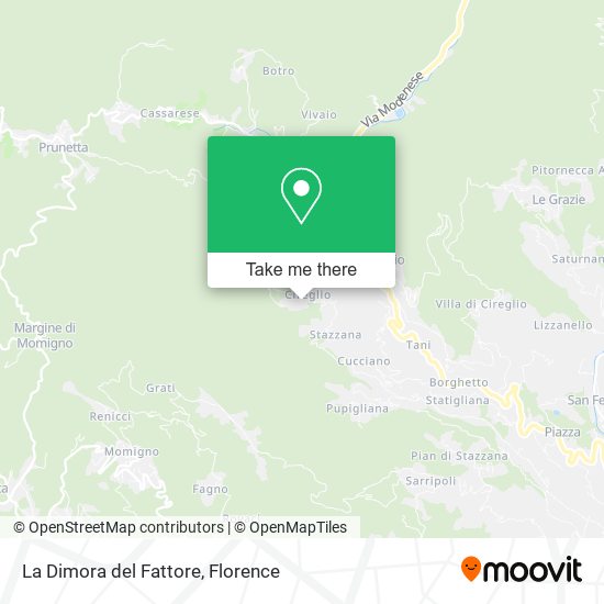 La Dimora del Fattore map