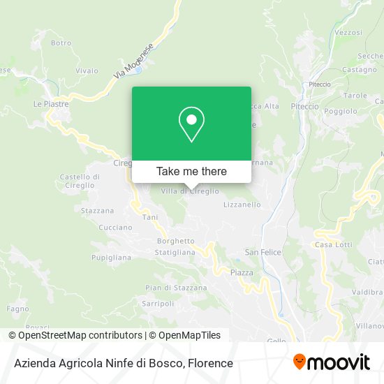Azienda Agricola Ninfe di Bosco map