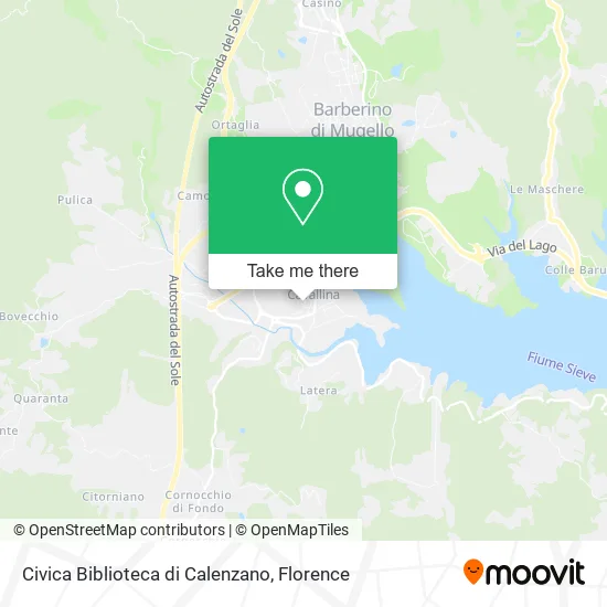 Civica Biblioteca di Calenzano map