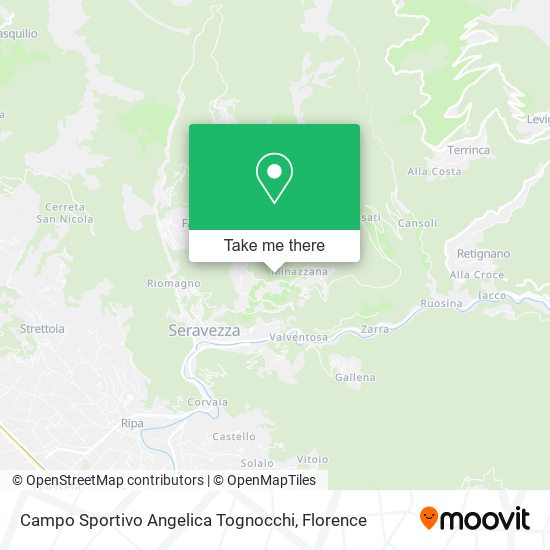 Campo Sportivo Angelica Tognocchi map