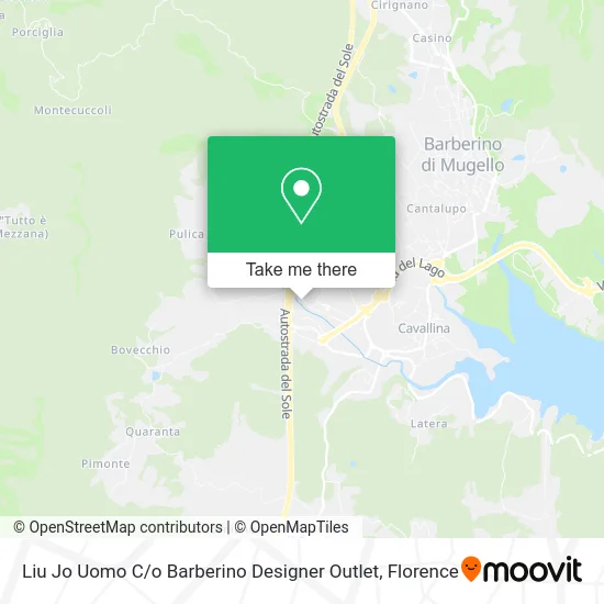 Liu Jo Uomo C / o Barberino Designer Outlet map