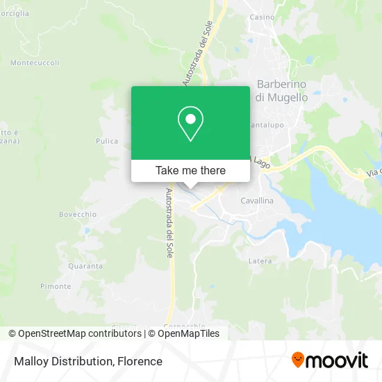 Malloy Distribution map