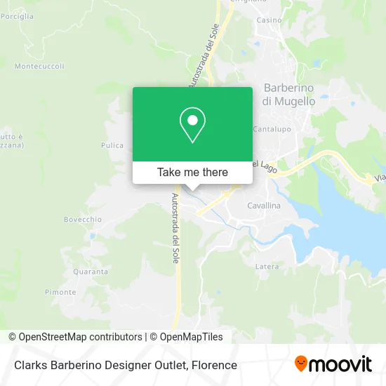 Clarks Barberino Designer Outlet map