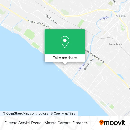 Directa Postal Services Massa Carrara map