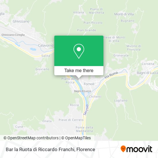 Bar la Ruota di Riccardo Franchi map