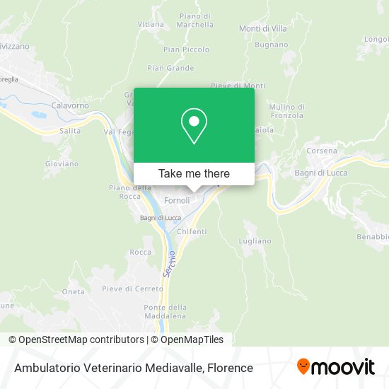 Ambulatorio Veterinario Mediavalle map