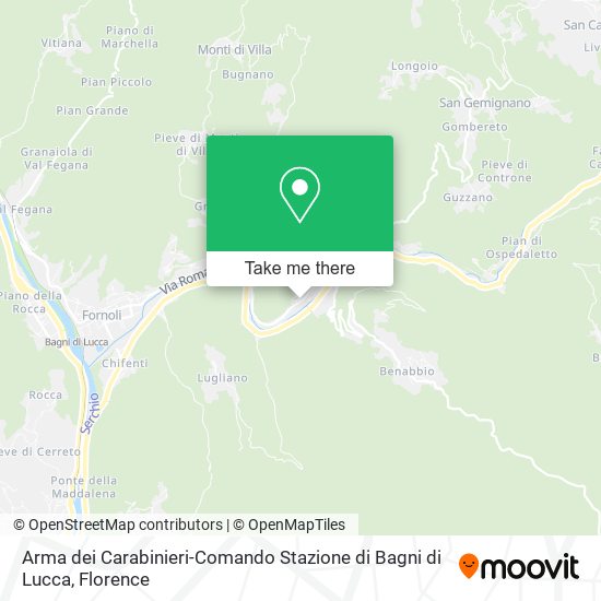 Arma dei Carabinieri-Comando Stazione di Bagni di Lucca map