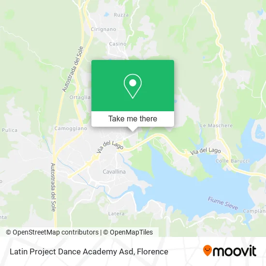Latin Project Dance Academy Asd map