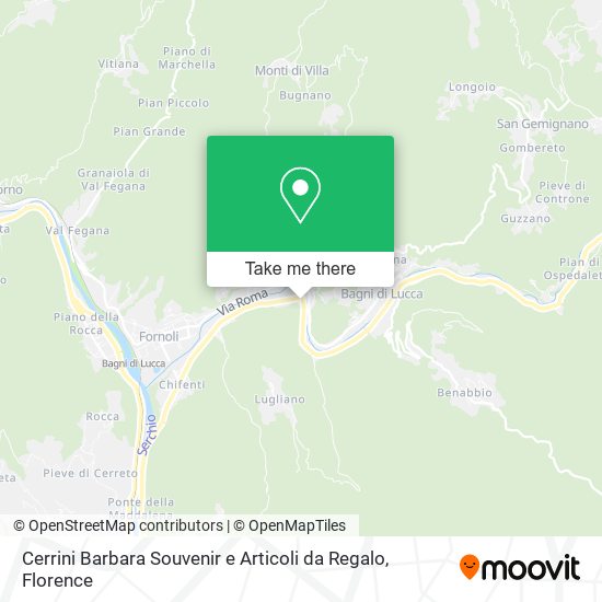 Cerrini Barbara Souvenir e Articoli da Regalo map
