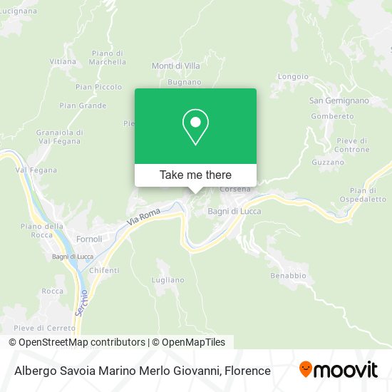 Albergo Savoia Marino Merlo Giovanni map